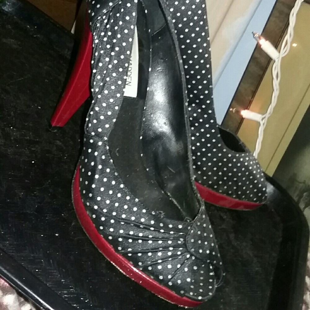 Steve Madden Extra High heels Peeptoe Pinup Style